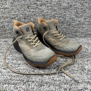 Salomon Shoes Womens Size 7.5 OUTpulse Mid GTX Gore-Tex Hiking Contagrip 415938